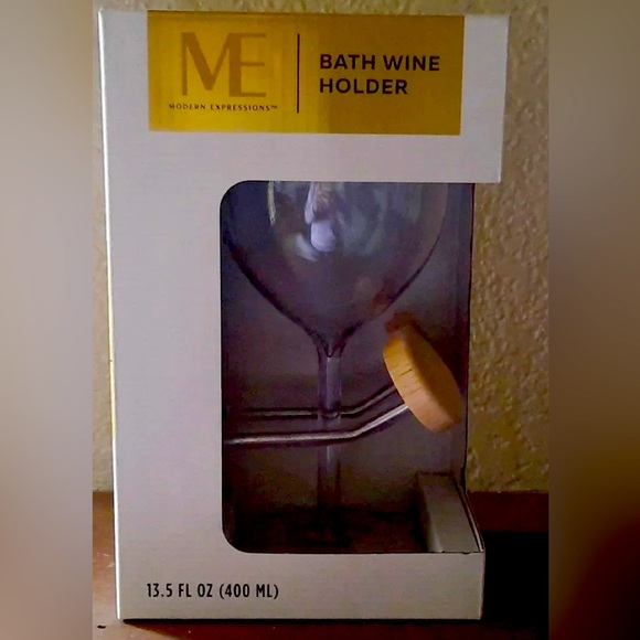 Bath Wine Glass Holder - Picture 1 of 4